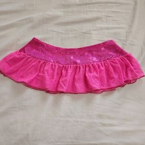 IHeartRaves pink mini skirt